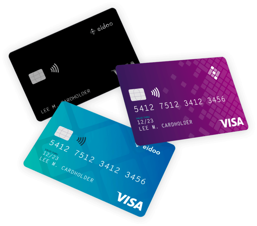Tarjetas de débito de VISA creada por Eidoo