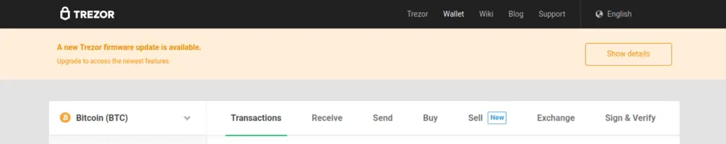 Trezor presenta nueva actualización para su monedero respondiendo a la vulnerabilidad en SegWit
