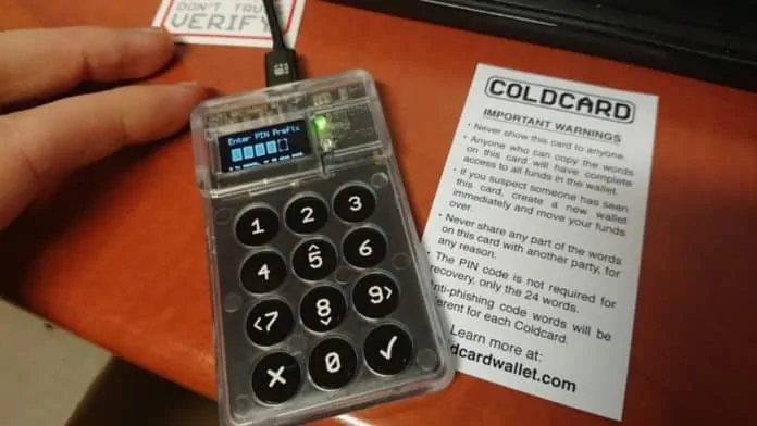 coldcard-wallet-bitcoin Datos confidenciales sobre el nuevo chip ATECC608A de las wallets de Coldcard fueron revelados por una fuente anónima a través de GitHub.