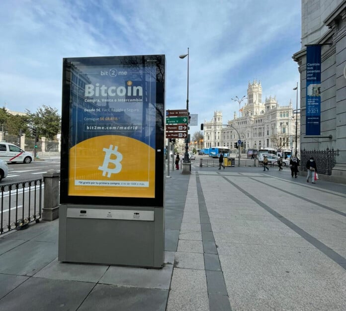 La capital de España, es el epicentro de una campaña de Bitcoin impulsada por Bit2Me