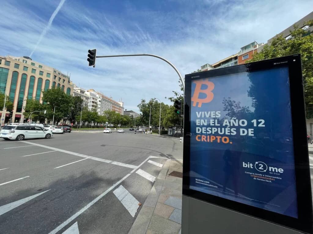 Bit2Me presente en las calles de Madrid para celebrar el éxito de su ICO