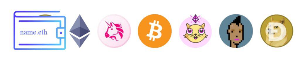 Nombres de dominio de Ethereum Name Service (ENS) 
