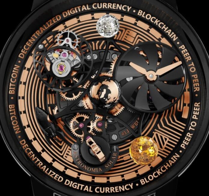 Jacob & Co ha creado un reloj de lujo inspirado en Bitcoin