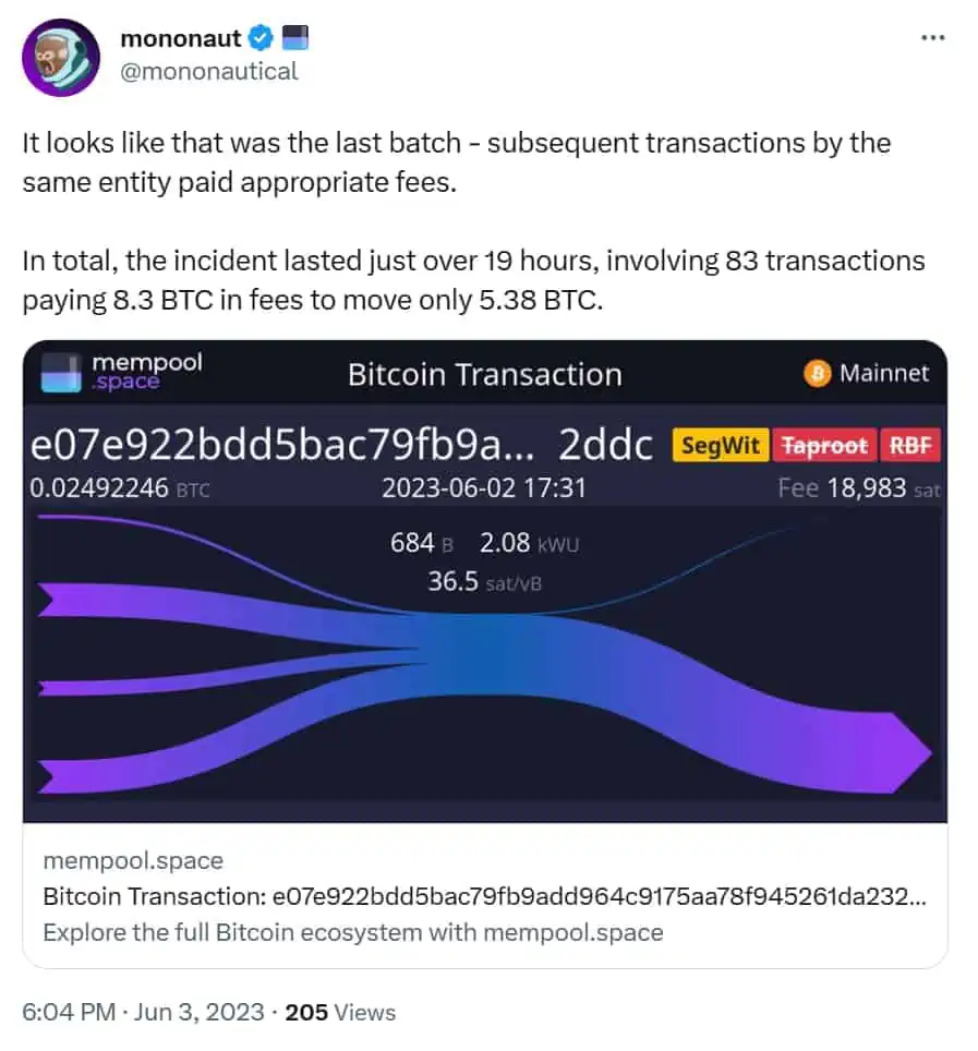 Bitcoin transacciones 