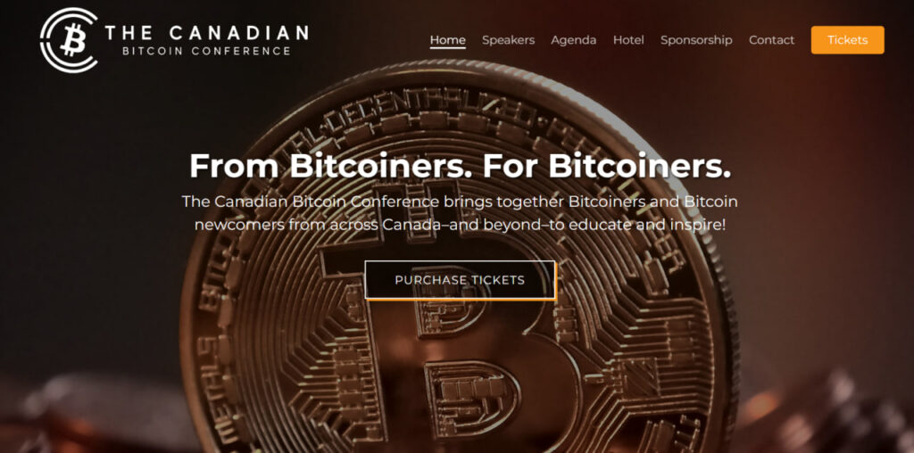 Canadian Bitcoin Conference 2023 - crypto y blockchain 