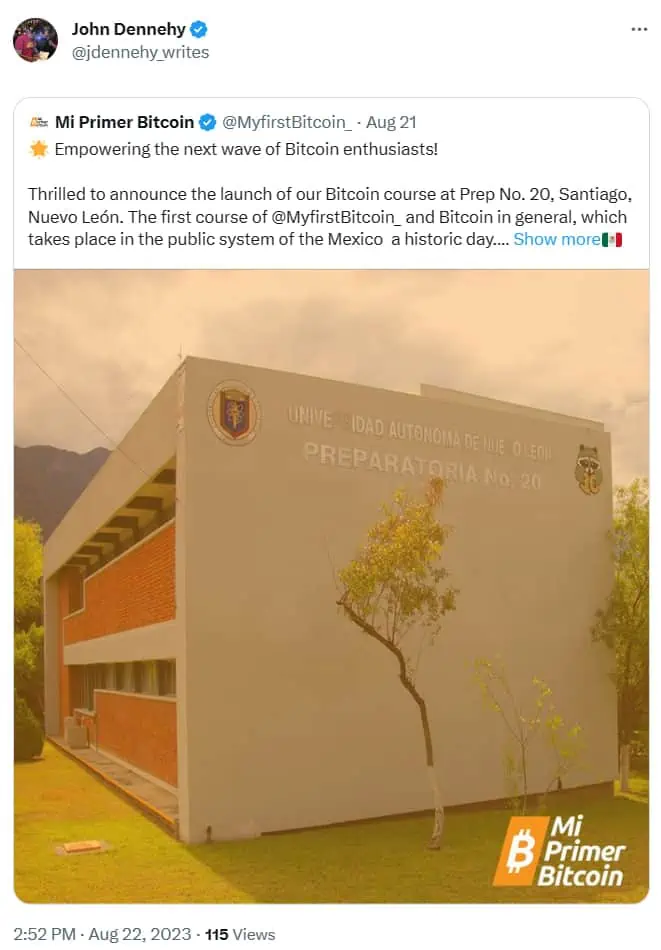 “Mi Primer Bitcoin” lleva la educación sobre Bitcoin a México