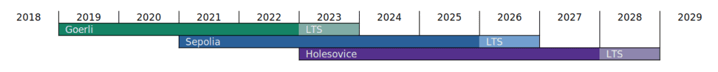 Roadmap de las redes pruebas de Ethereum, Ethereum Holesky estará con nosotros hasta 2028