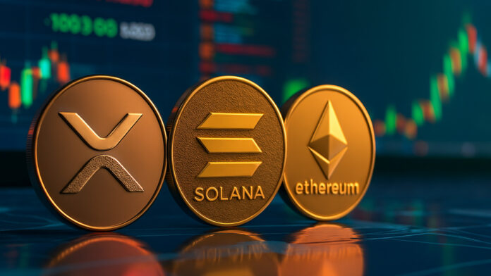 Ethereum, Solana y XRP: los tres nombres que aparecen en todas las carteras de los grandes fondos