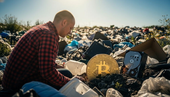 Bitcoin James H. Lleva 12 años buscando su disco duro con 649 millones en Bitcoin en un vertedero: ahora todo podría cambiar