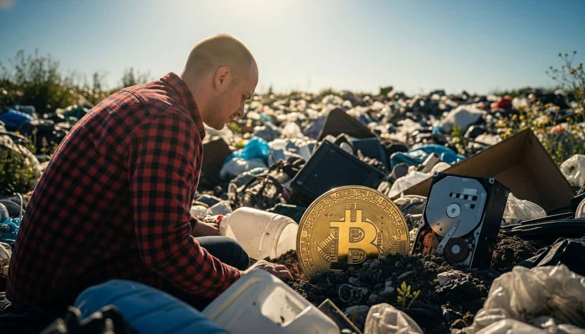 Il recherche depuis 12 ans son disque dur contenant 649 millions de dollars  en bitcoins dans une décharge : tout pourrait basculer.