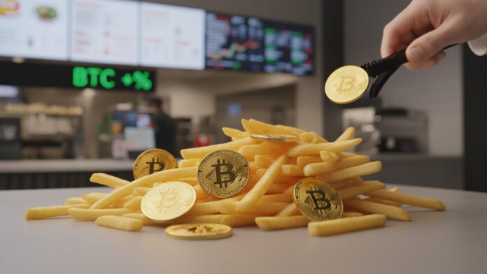 Esta cadena de hamburguesas guarda todos sus pagos en BTC para crear su Reserva Estratégica de Bitcoin