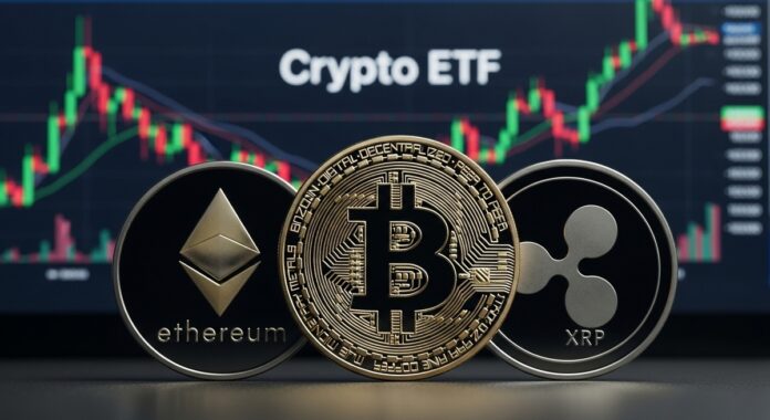 Criptomonedas Inversores se alejan de Bitcoin y Ethereum: el dinero fluye hacia XRP y ETFs multiactivo