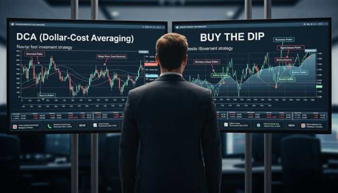 Inversores DCA DIP DCA vs Buy the Dip: dos filosofías de inversión a largo plazo explicadas