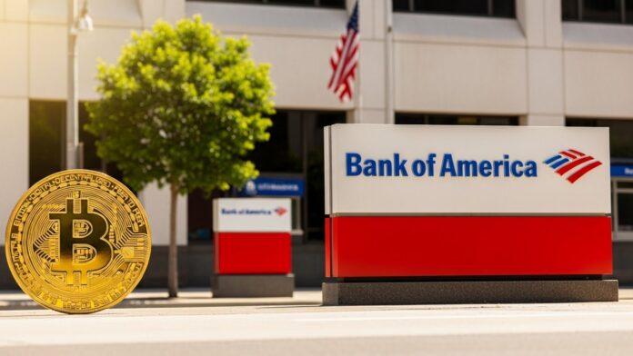 Bank of America se une a la fiebre cripto y recomienda asignación a Bitcoin