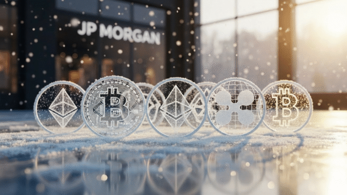 No es un invierno cripto: JPMorgan descarta el ciclo bajista y confirma que la demanda institucional sigue intacta