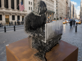 Wall Street se rinde ante Bitcoin: La imponente estatua de Satoshi ya tiene su lugar de honor frente a la Bolsa de Nueva York Wall Street se rinde ante Bitcoin: La imponente estatua de Satoshi ya tiene su lugar de honor frente a la Bolsa de Nueva York