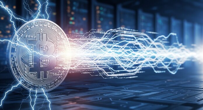 Bitcoin LN Lightning Network alcanzó los 1.000 millones de dólares en volumen mensual