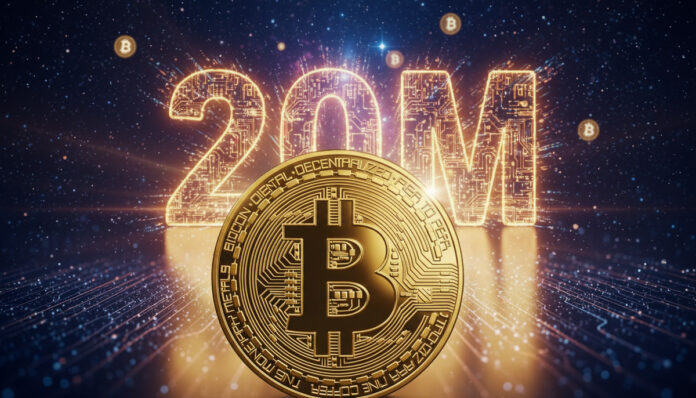 20 millones de Bitcoin Bitcoin alcanza oficialmente los 20 millones de unidades: Comienza la cuenta regresiva de 100 años