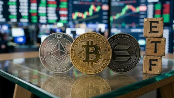 ETFs de criptomonedas Los ETF de criptomonedas viven una semana de fuerte acumulación institucional