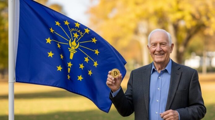 Indiana Bitcoin Indiana autoriza por ley la inclusión de Bitcoin en los fondos de pensiones estatales