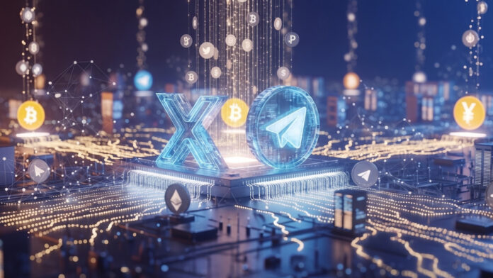 X, Telegram y criptomonedas Grayscale: X y Telegram usarán cripto para jubilar a la banca tradicional