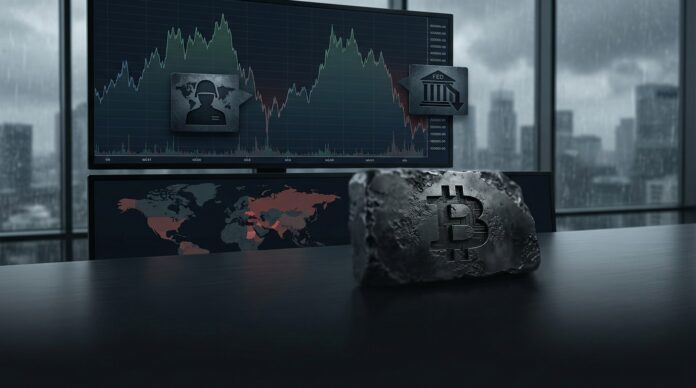 2026-06-19_regen_0fce7212-27d2-48e4-b7ee-90436c56313e_1781867547399 Bitcoin bajo presión: tensiones geopolíticas y la Fed (imagen generada por IA)