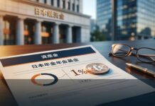 Adopción cripto: fondo de pensiones japonés asigna un 1 % Adopción cripto: fondo de pensiones japonés asigna un 1 % (imagen generada por IA)