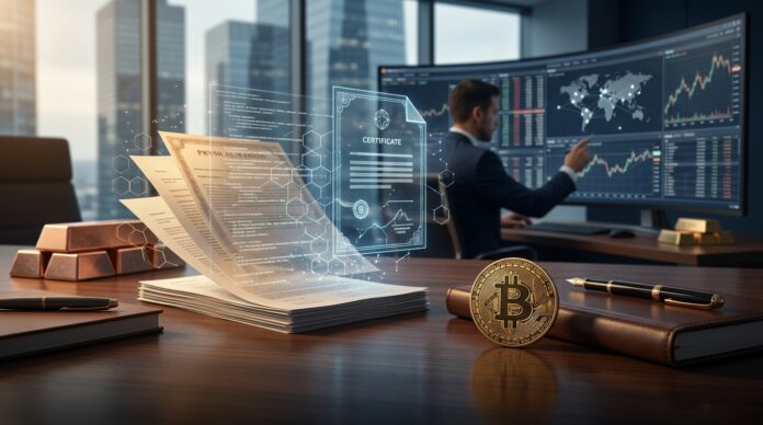 2026-06-23_missing_89df3b76-5b55-4d3b-ac73-526926e01d27 Tokenización de ETFs: gestores aceleran su adopción (imagen generada por IA)