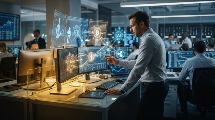 2026-06-26_missing_1157c314-a9b0-40d1-b215-1bb8e289f110 Caída cripto: ETH y XRP ceden terreno ante el sector tech (imagen generada por IA)