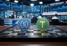 USDC frente a Open USD: análisis de la competencia cripto USDC frente a Open USD: análisis de la competencia cripto (imagen generada por IA)