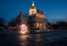 Bitcoin: New Hampshire debate bonos por 100 millones Bitcoin: New Hampshire debate bonos por 100 millones (imagen generada por IA)