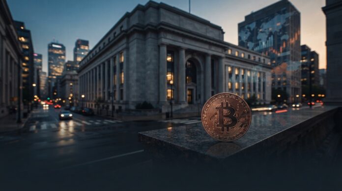 2026-07-08_missing_967d57ca-8e53-49b2-a527-11ce4ed45048 Bitcoin cede terreno por tensión geopolítica y el petróleo (imagen generada por IA)