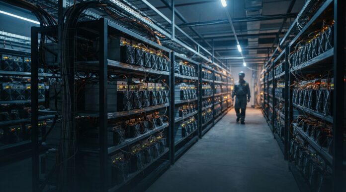 2026-07-09_missing_2361f053-352a-4af4-af6f-049553787742 Minería Bitcoin e IA: dudas por venta de acciones (imagen generada por IA)