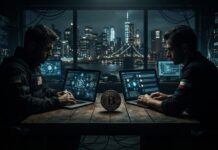 Ciberseguridad cripto: condenan a hackers en Reino Unido Ciberseguridad cripto: condenan a hackers en Reino Unido (imagen generada por IA)