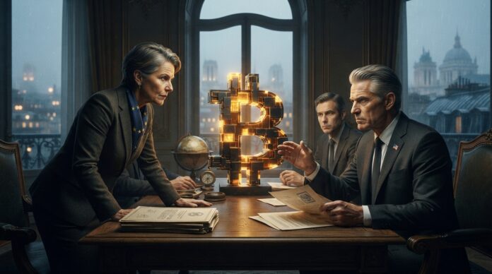 2026-07-17_agent_eb5fd017-7f52-4423-8a2a-af686d0e327e_1784312183405 Warren exige a Trump revelar sus tenencias cripto en EE. UU. (imagen generada por IA)