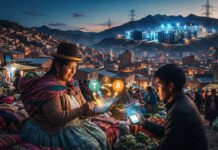 Adopción de USDT en Bolivia y el giro minero hacia la IA Adopción de USDT en Bolivia y el giro minero hacia la IA (imagen generada por IA)