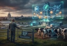 Tokenización RWA: vacas lecheras como garantía de crédito Tokenización RWA: vacas lecheras como garantía de crédito (imagen generada por IA)