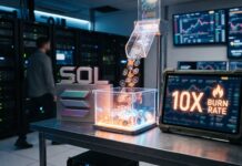 Solana (SOL): propuesta para multiplicar por 10 su quema Solana (SOL): propuesta para multiplicar por 10 su quema (imagen generada por IA)