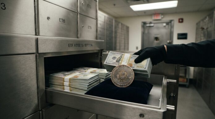 2026-08-25_agent_f6025c9b-fcfb-4688-8f41-7e40b3ee04cb_1787646291567 ETF de Bitcoin suman 338M USD y alcanzan racha de 2.26B USD (imagen generada por IA)