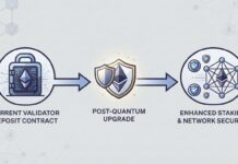 Staking de Ethereum: protección ante ataques cuánticos Staking de Ethereum: protección ante ataques cuánticos (imagen generada por IA)
