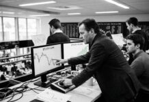 ETFs de Bitcoin frenan su racha mientras Ethereum avanza ETFs de Bitcoin frenan su racha mientras Ethereum avanza (imagen generada por IA)