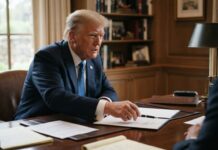 Clarity Act: Trump acepta normas éticas para la ley cripto Clarity Act: Trump acepta normas éticas para la ley cripto (imagen generada por IA)