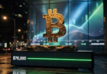 Bitcoin mantiene los 76.000 $ tras la subida de tipos Bitcoin mantiene los 76.000 $ tras la subida de tipos (imagen generada por IA)