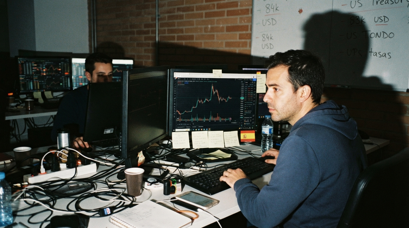 Photo: news.bit2me.com Bitcoin se mantiene en 84.000 $ y ONDO recupera los 0,50 $ (imagen generada por IA)
