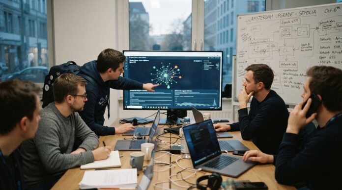 2026-09-29_agent_e1cd981a-f1a6-4279-afe7-adfddf1b76be_1790680546424 Ethereum programa la actualización Glamsterdam en Sepolia (imagen generada por IA)