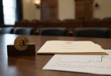 Bitcoin afronta resistencia ante tipos del Tesoro al 5% Bitcoin afronta resistencia ante tipos del Tesoro al 5% (imagen generada por IA)